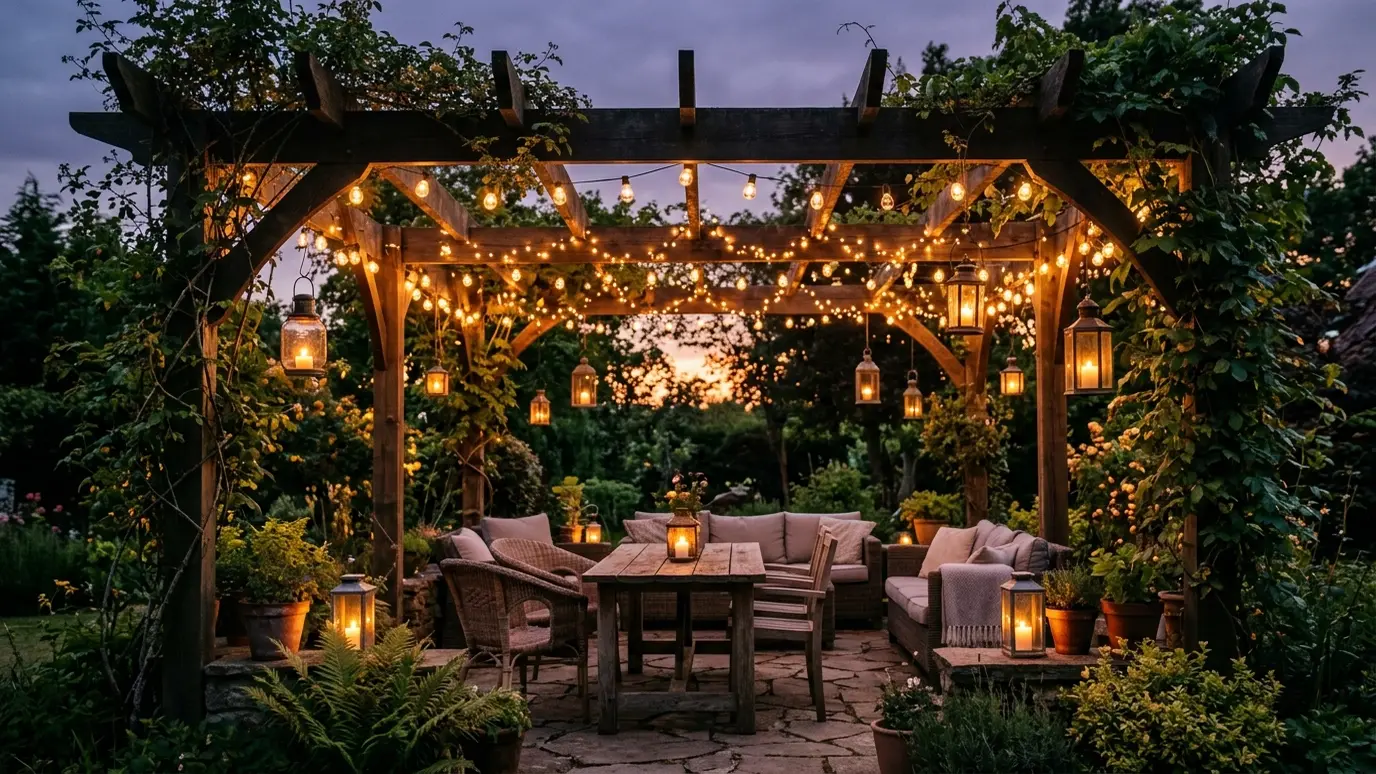 Pergola Lighting Ideas: Warm, Safe and Beautiful