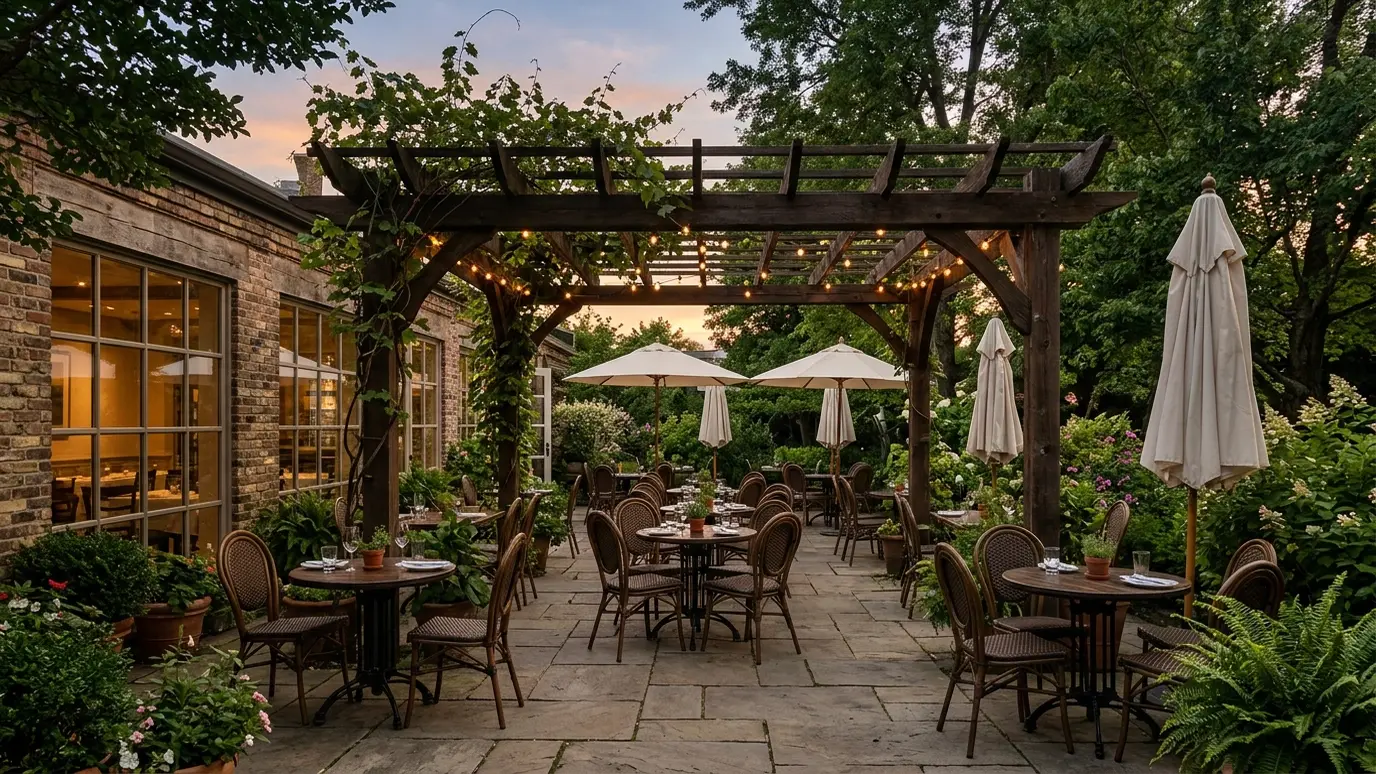 Pergolas for Restaurants and Commercial Patios explained for Nashville and Middle Tennessee