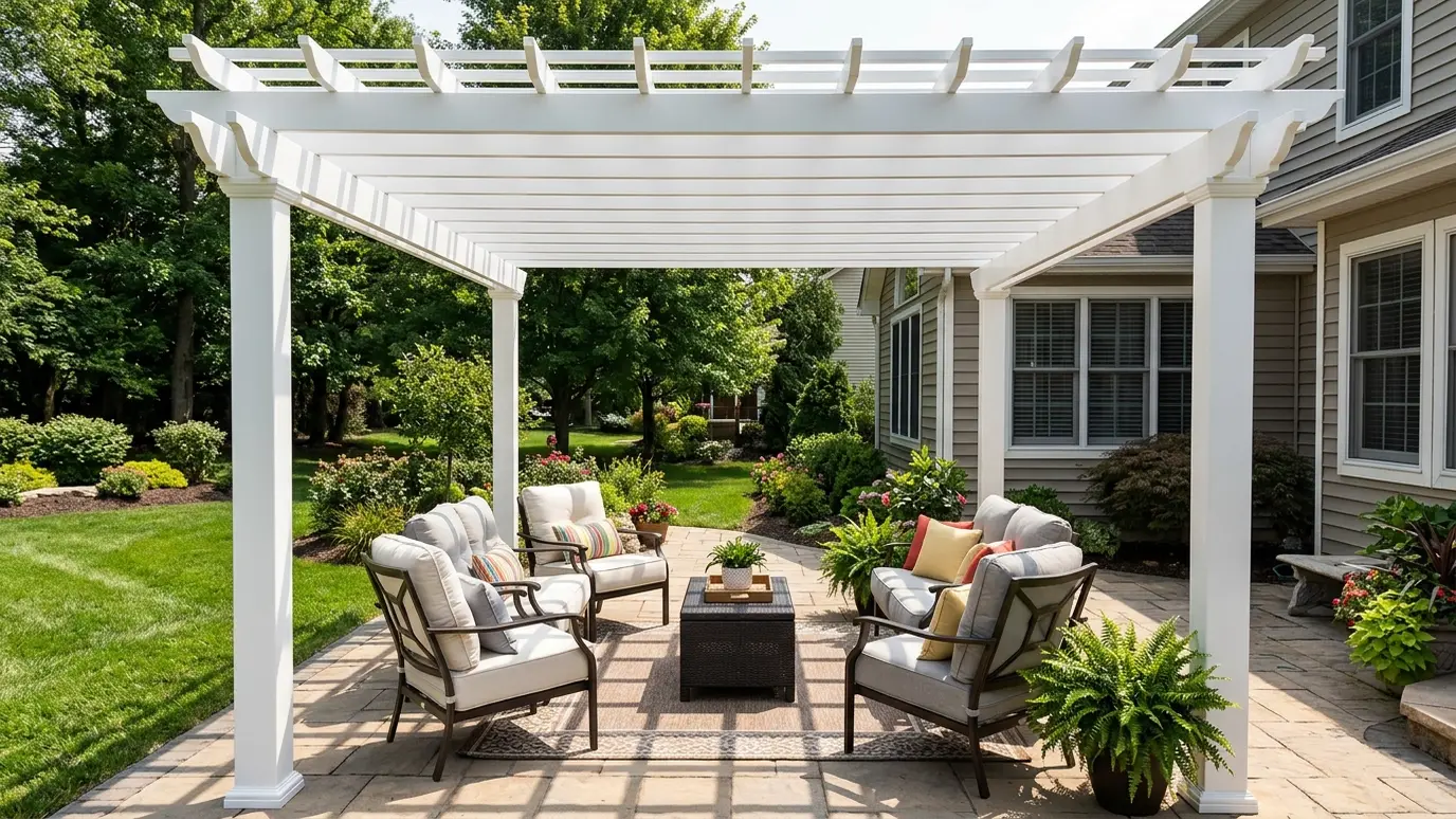 Aluminum and Vinyl Pergolas | Music City Pergola Aluminum and Vinyl Pergolas in Nashville and Middle Tennessee