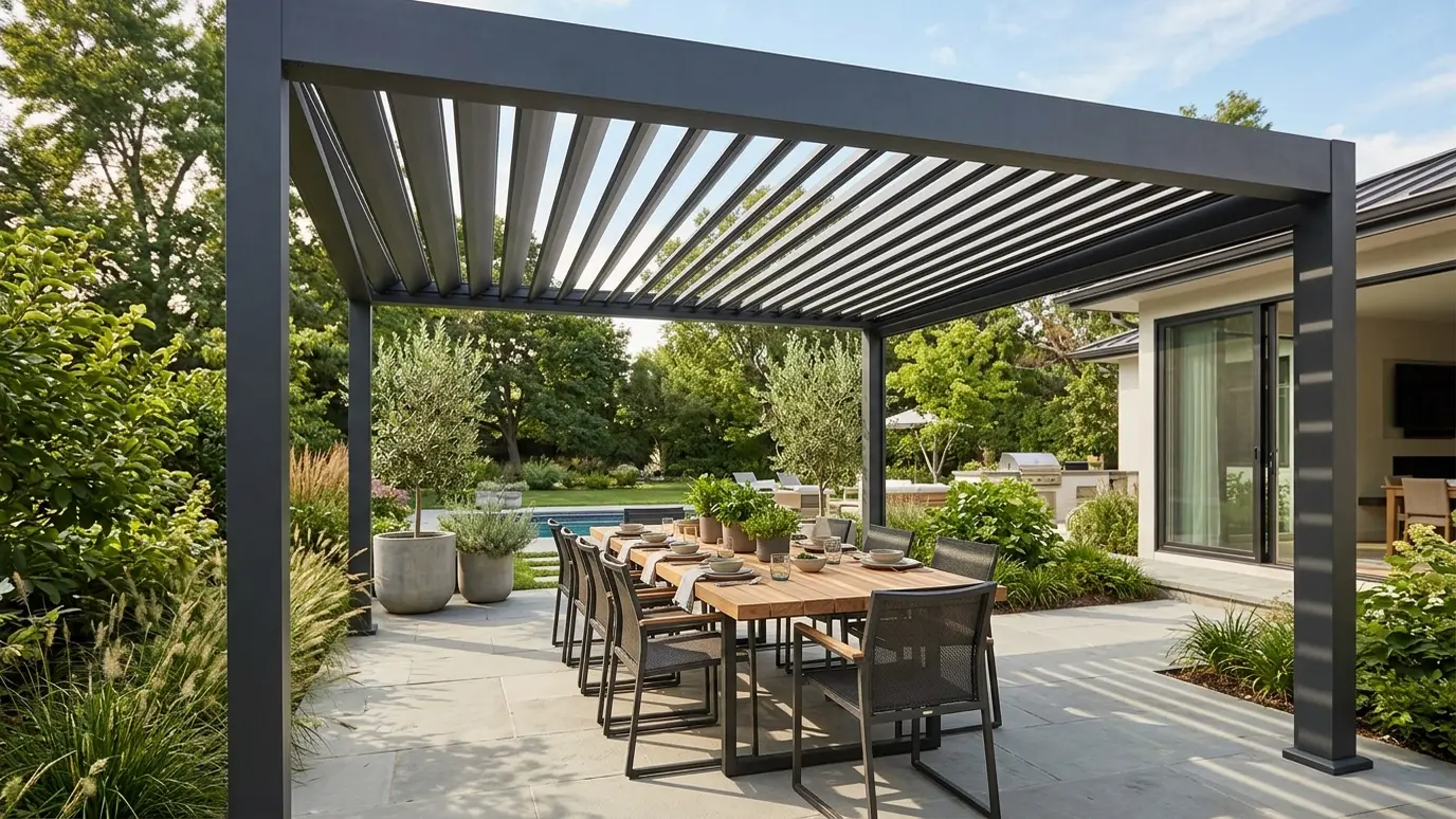 Louvered and Adjustable Roof Pergolas in Nashville and Middle Tennessee