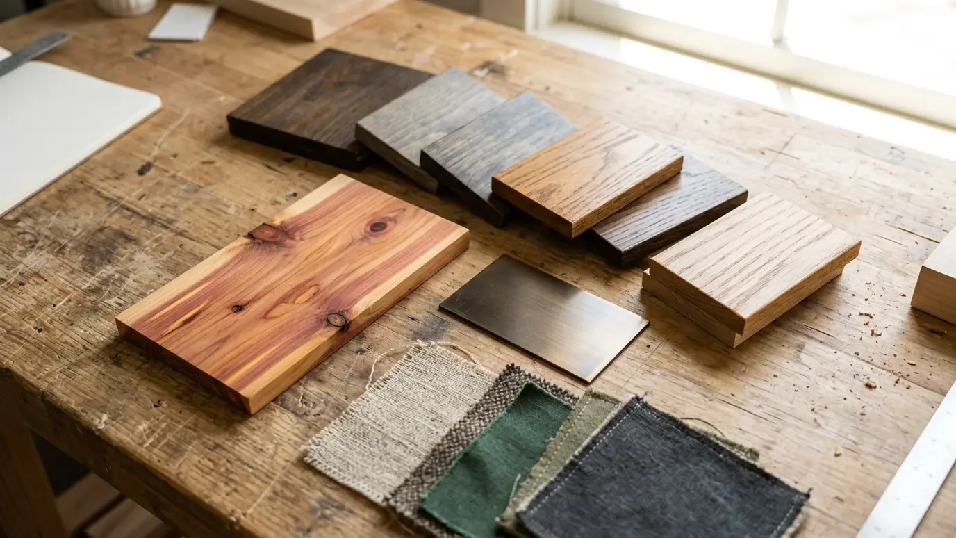 Material Selection and Samples | Music City Pergola Material Selection and Samples in Nashville and Middle Tennessee