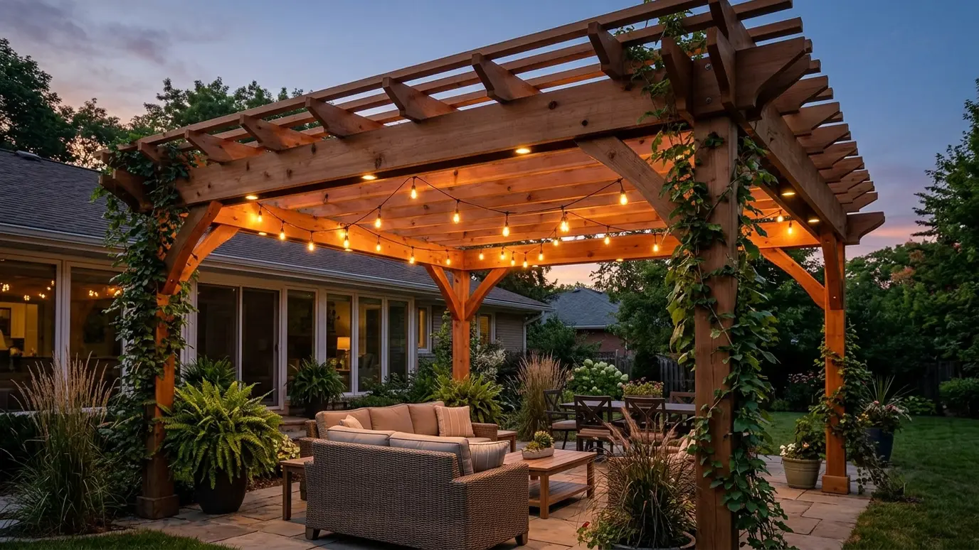 Outdoor Lighting for Pergolas in Nashville and Middle Tennessee