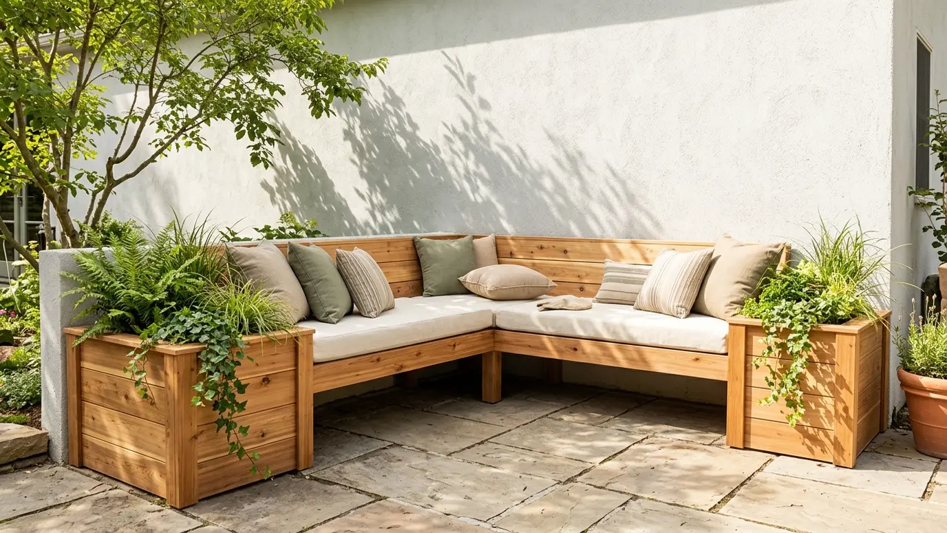 Outdoor Seating and Built-In Benches in Nashville and Middle Tennessee