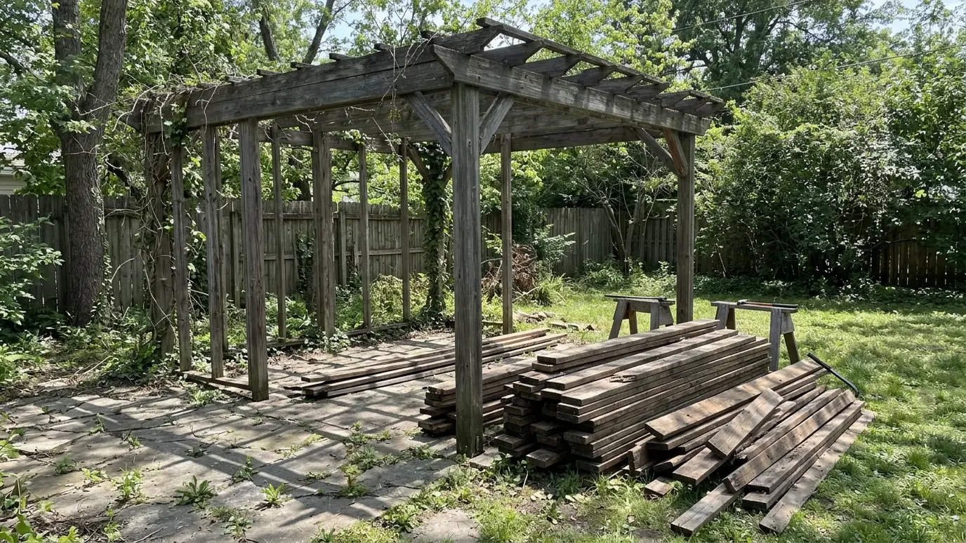Pergola Removal and Replacement | Music City Pergola Pergola Removal and Replacement in Nashville and Middle Tennessee