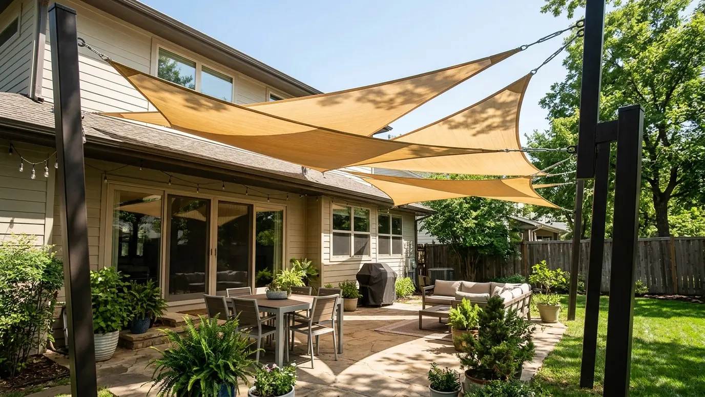 Shade Sails | Music City Pergola Shade Sails in Nashville and Middle Tennessee